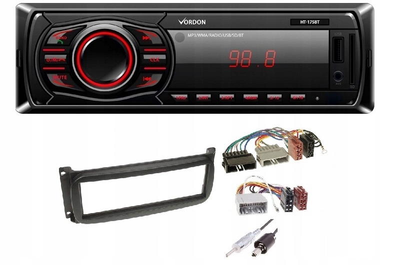 Vordon HT-175 Autorádio Bluetooth MP3 Chrysler 300M Neon Cherokee Jeep Wrangler