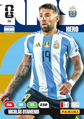 Panini Fifa World Cup 2026 28 Nicolas Otamendi Argentina