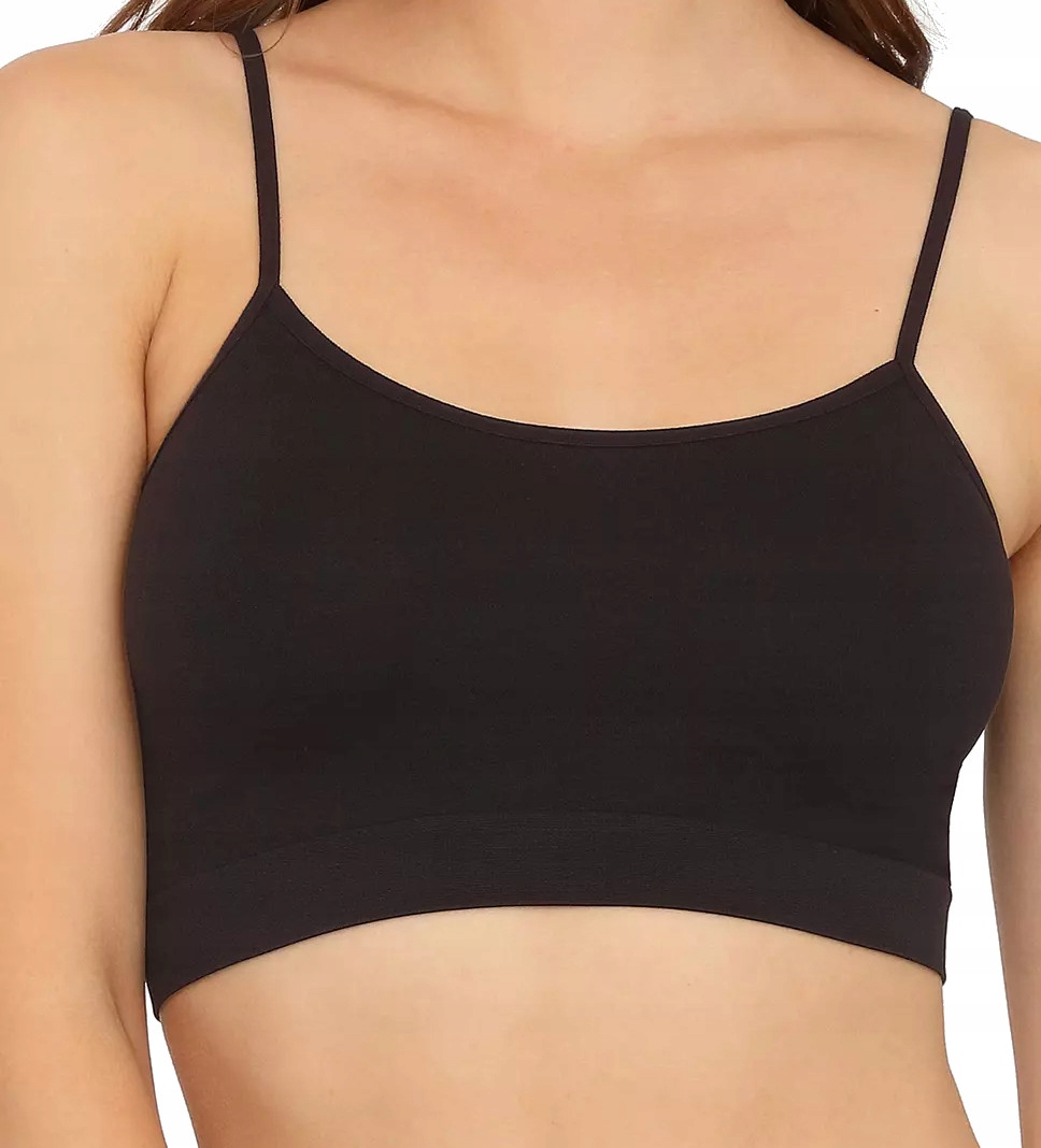 

Bezszwowy biustonosz Top Gatta | Czarny | XL