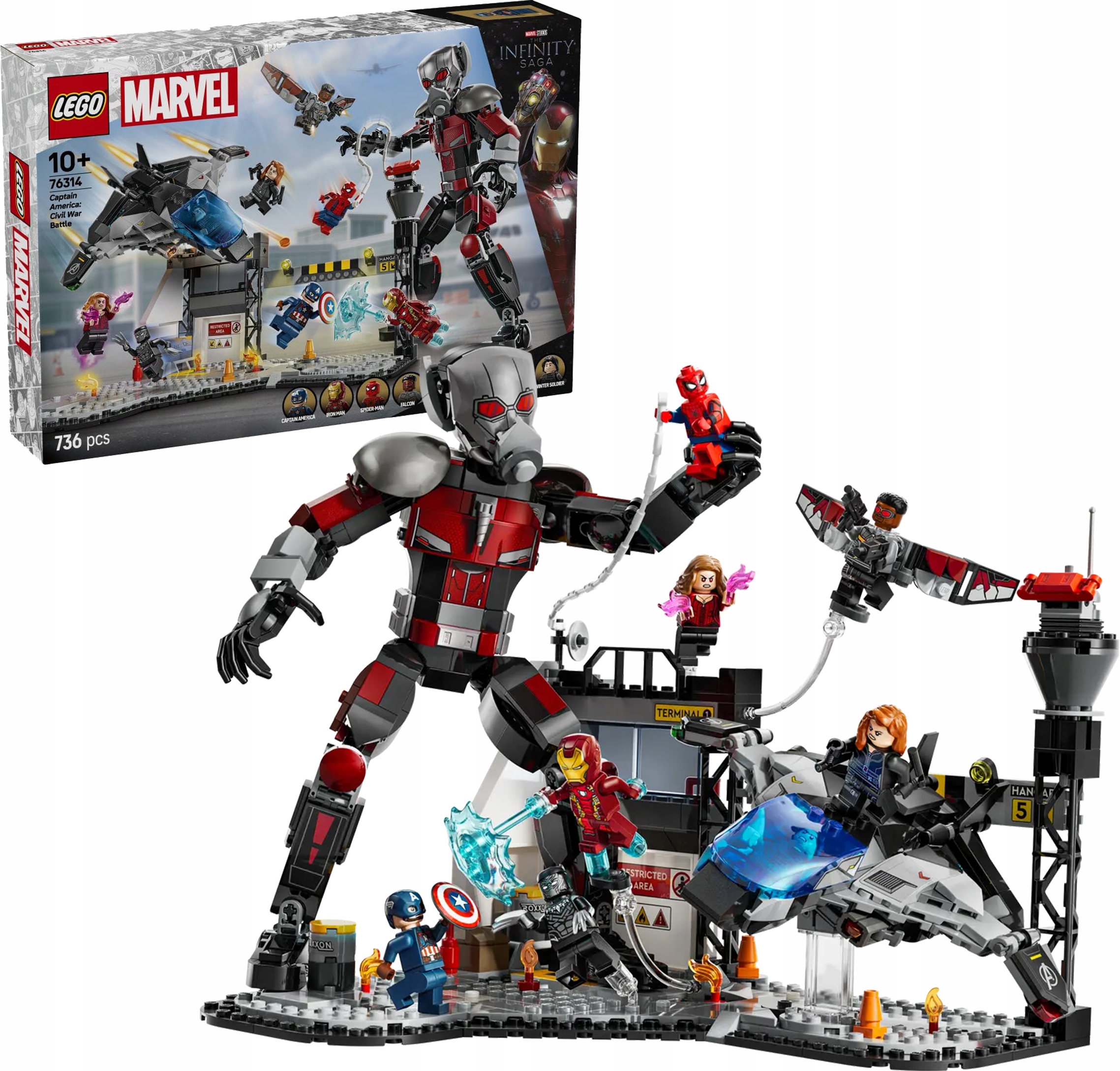 Lego Heroes Kapitán Amerika: Válka hrdinů Bitva 76314