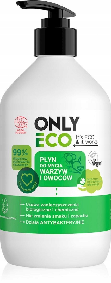 

Płyn Do Mycia Owoców I Warzyw Eco 500 ml Only Eco