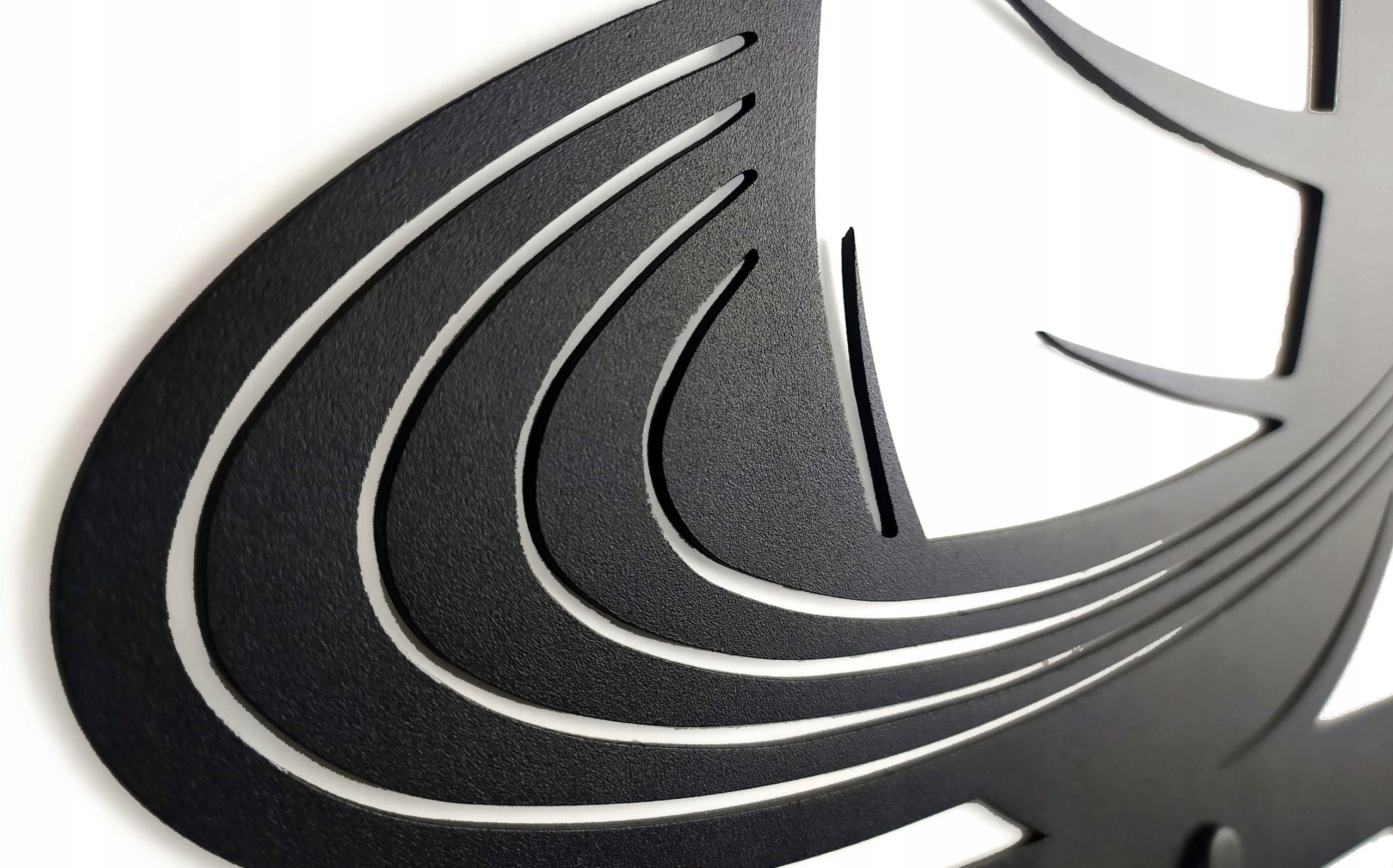 Wieszak ścienny 50cm kosmos planeta loft czarny Głębokość mebla 5 cm