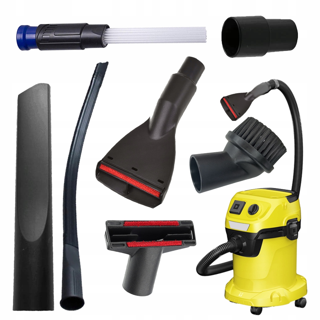 Końcówki Do Odkurzacza Karcher Ssawki WD3 WD2 WD4 WD5 WD6 Se Parkside 7szt