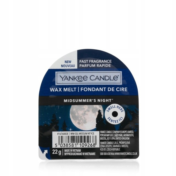 

Yankee Candle Wax Wosk Midsummer Night 22g