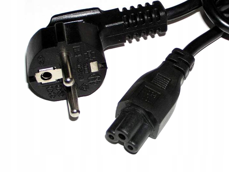 Kabel zasilający do Laptopa koniczynka 1,50m