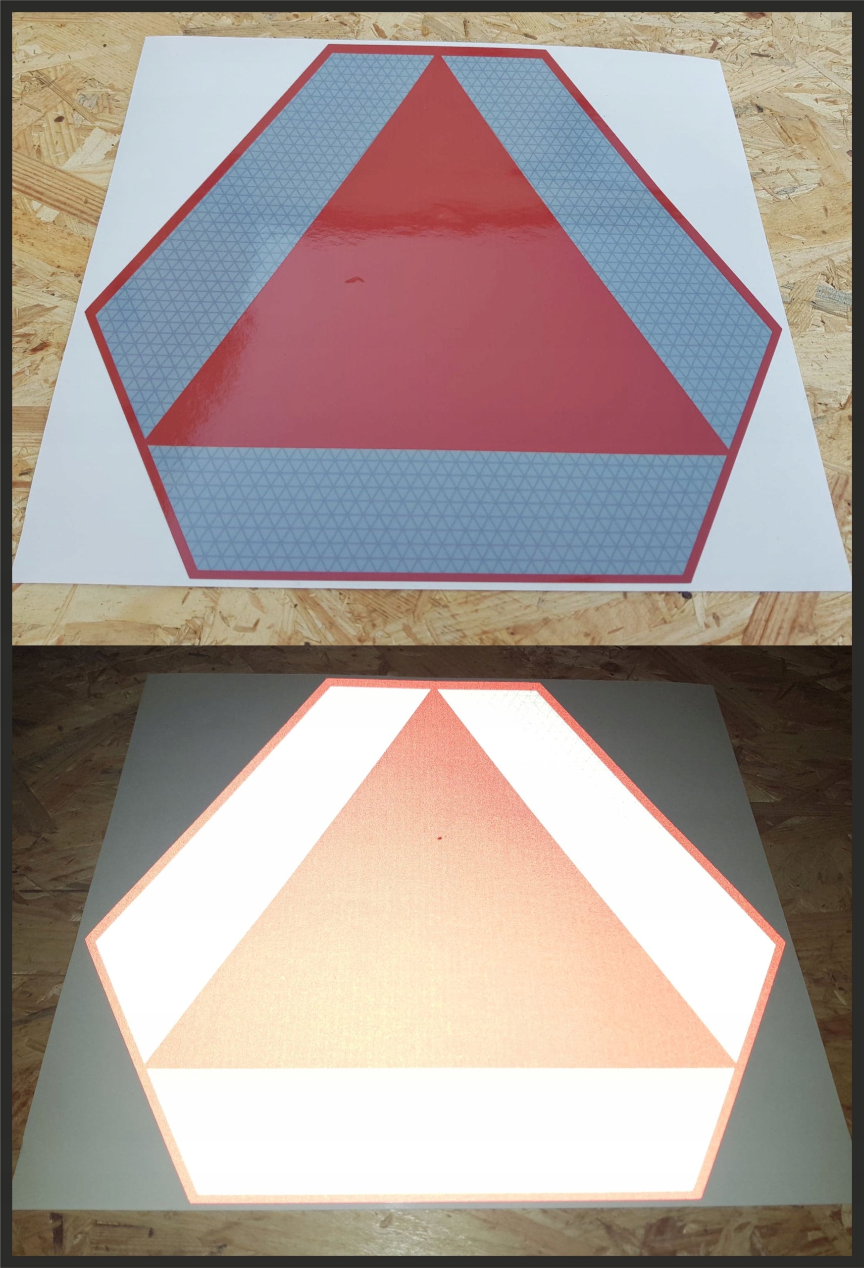 NAKLEJKA NIEPEŁNOSPRAWNI INWALIDA 20 CM ODBLASKOWA Producent DesignArt