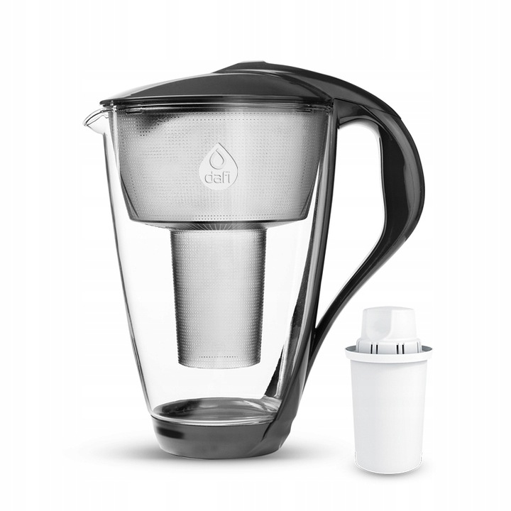 

Dzbanek filtrujący Dafi Crystal Led 2 l Czarny