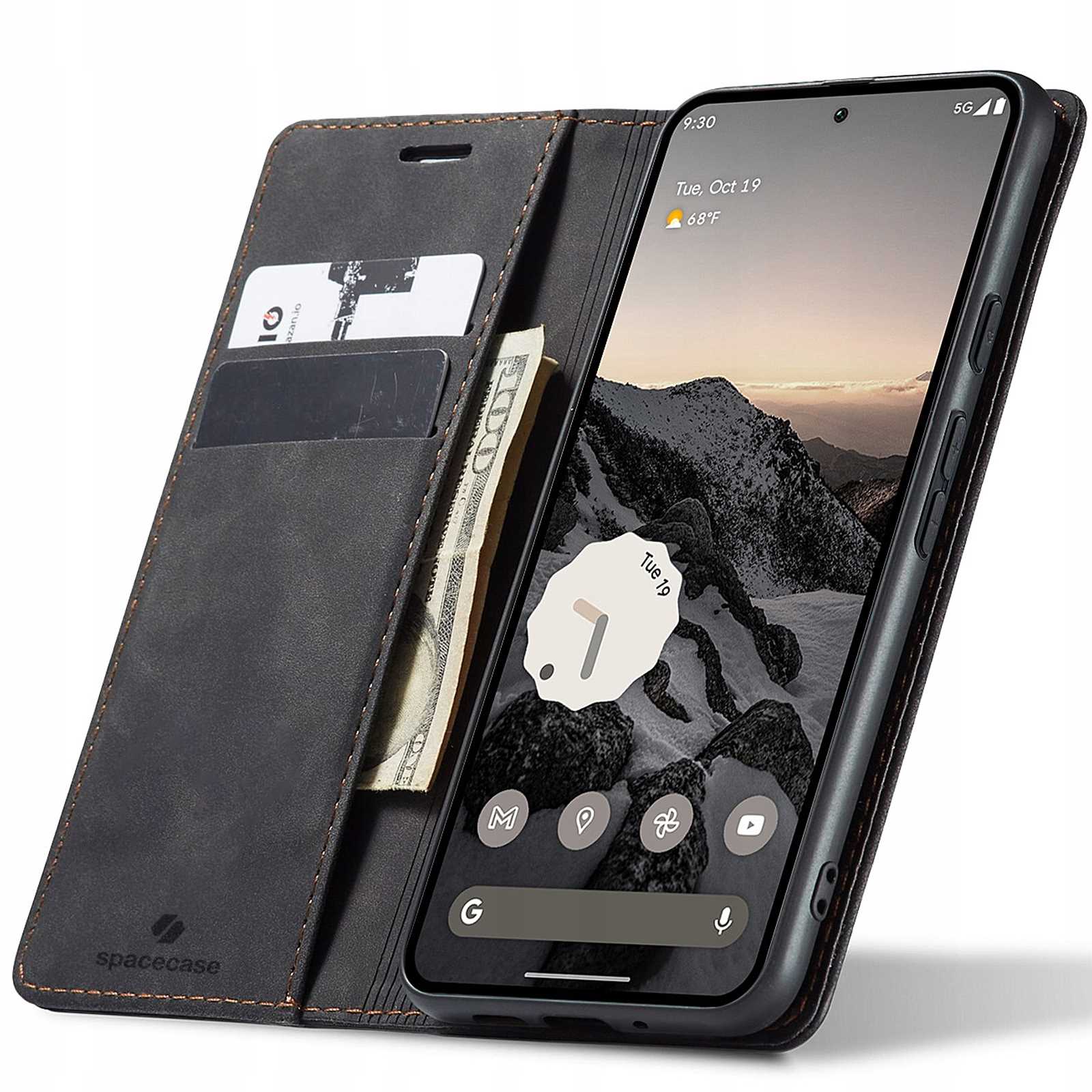 Spacecase Wallet Google Pixel 9/9 Pro černá