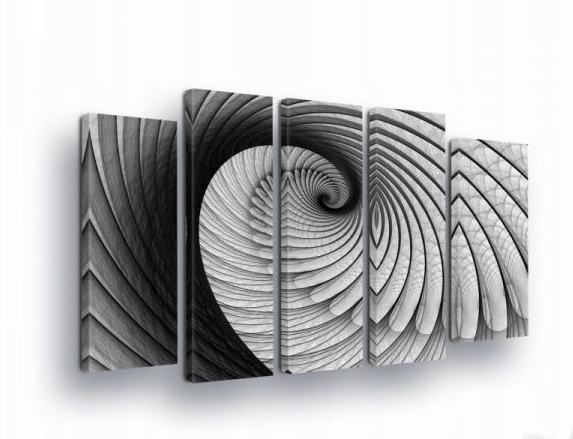 Obraz 150x100 Abstrakce fraktální spirála vlny pohyb dynamika