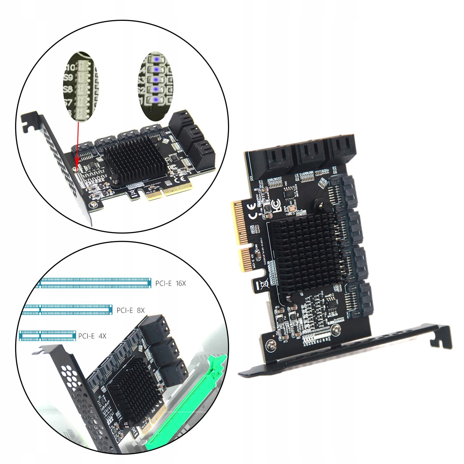 Adapter PCIE -e do 3.0 6 Gb/ -portowego Kod producenta 687365