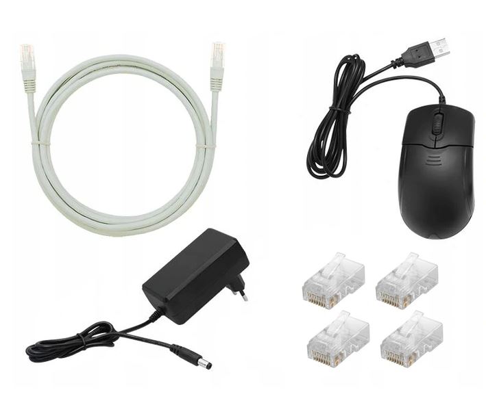 Zestaw Monitoringu 6 kamer 4Mpx PoE + Rejestrator Technologia IP