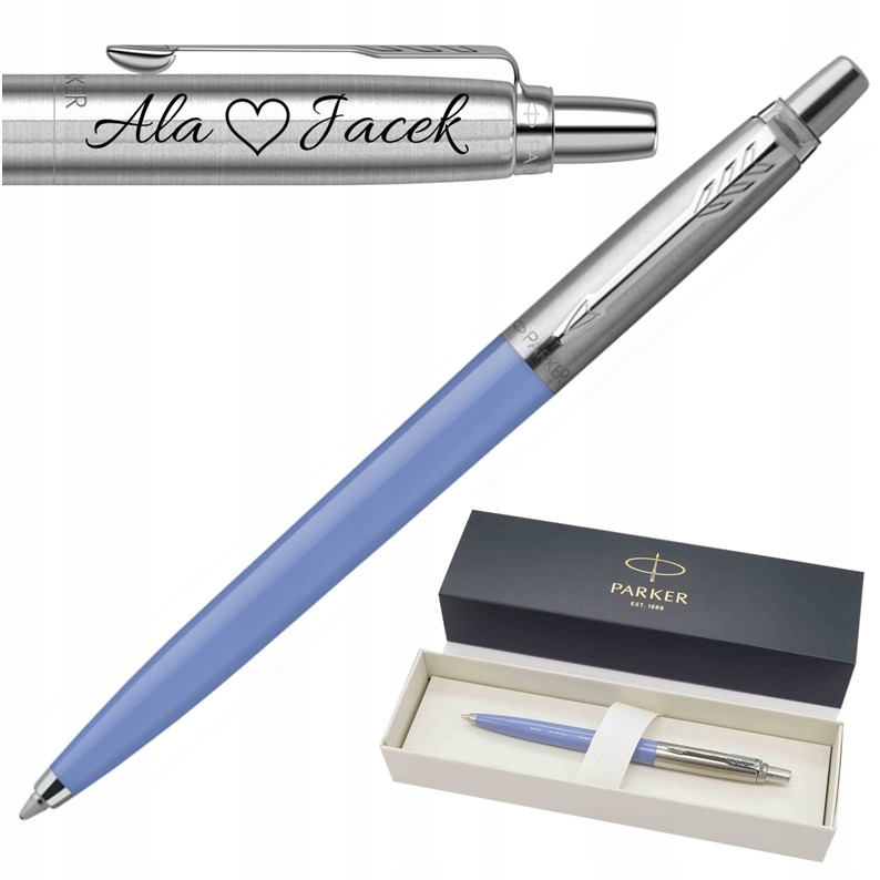 

Długopis Parker Jotter Storm Blue Grawer