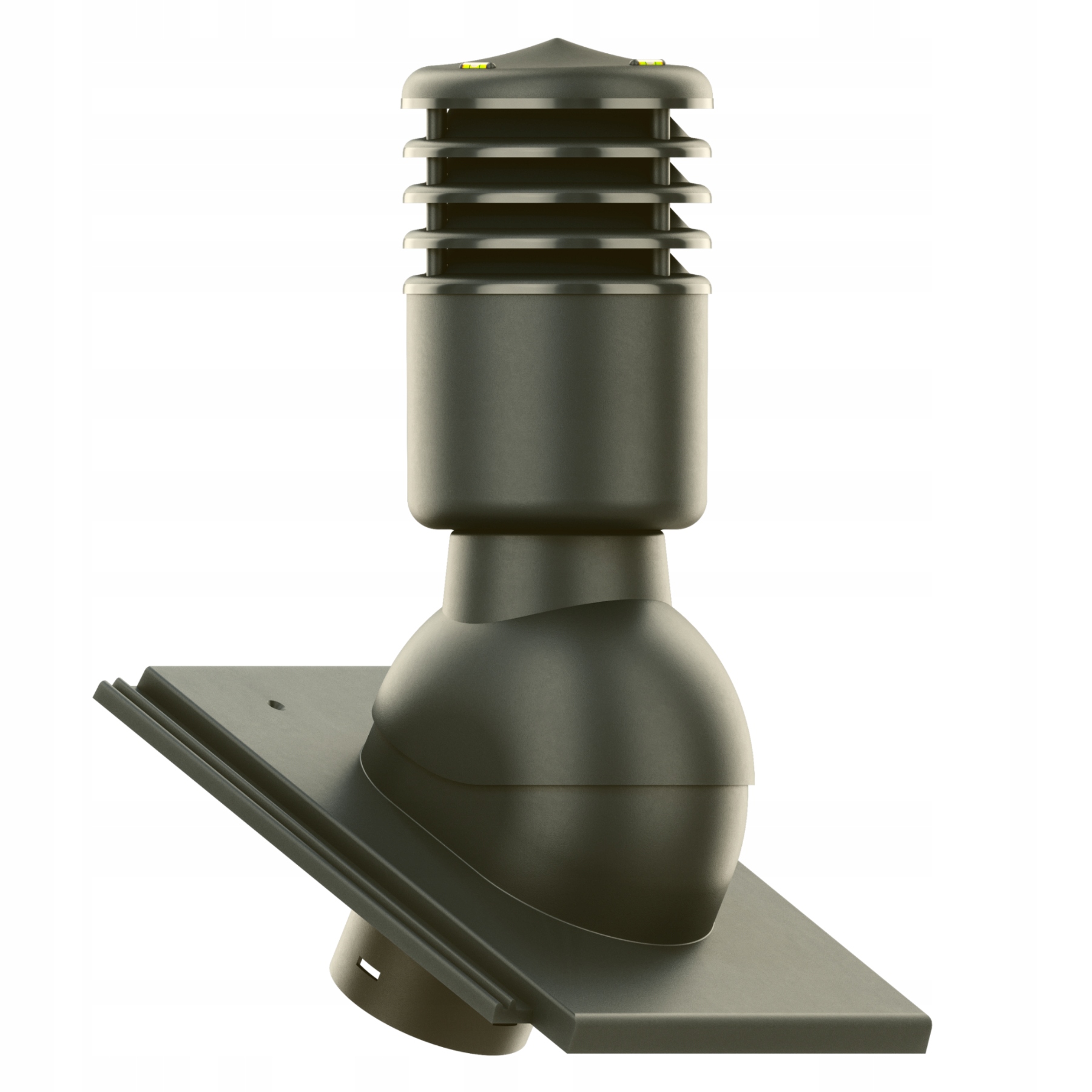 větrací komín Izolovaný Smart fi125 Braas Teviva Grafitový