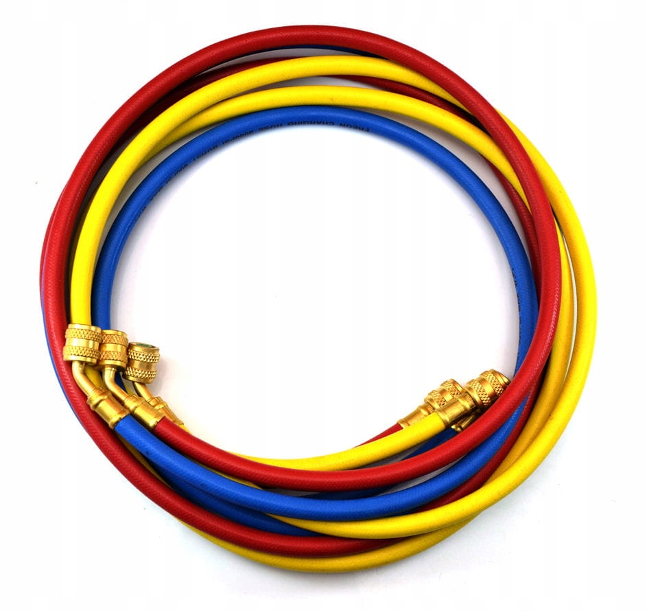 Sada servisních hadic 180 cm 1/4" Sae, servisní hadice pro plnění