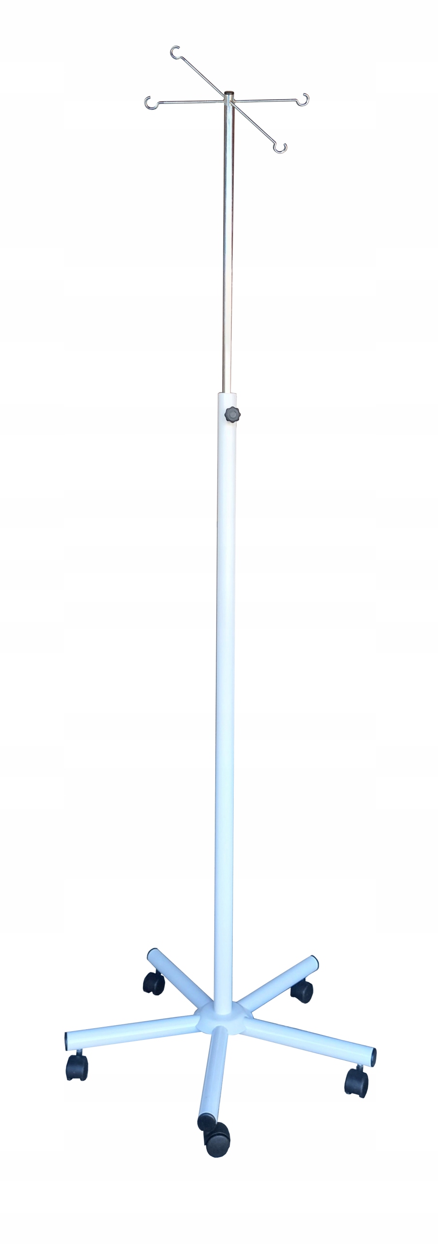 Stojak wieszak 4 kroplówki reg. wysok. Producent