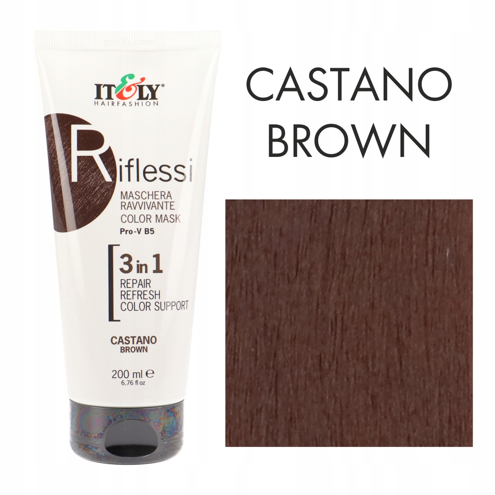 

Itely Riflessi 3w1 Castano brąz maska 200ml