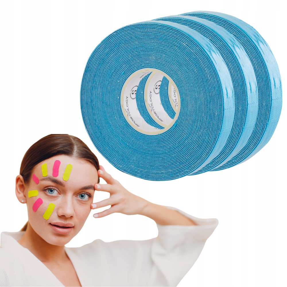 Taśma do FACELIFTINGU face taping BUNNY HOP 15m