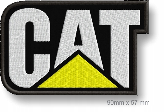 

Naszywka termo haft logo Cat