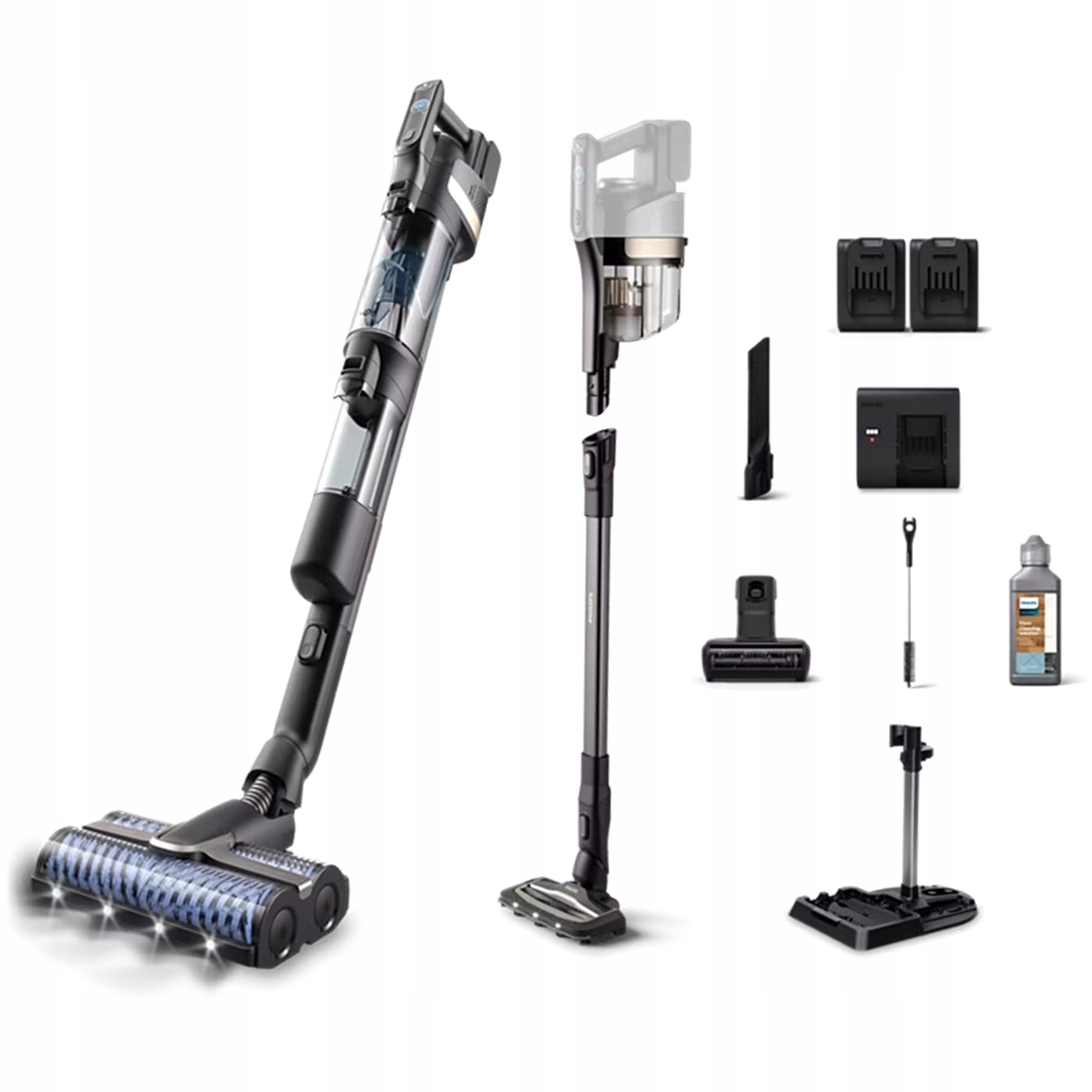 Vertikálny bezdrôtový vysávač Philips AquaTrio XW9465/11 Mopovací