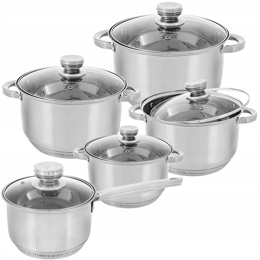 

Garnki stalowe Hoffner Hf 8895 zestaw indukcja