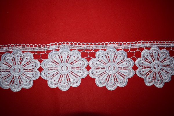 GIPIURA KORONKA 8 cm BIAŁA wzór 3950 Rodzaj koronki