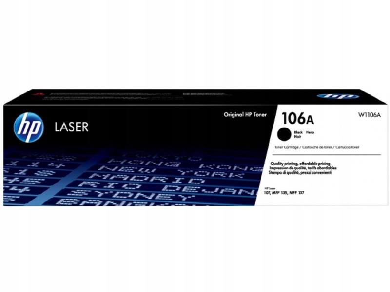 Hp Toner 106A Black Original Laser Cartridge