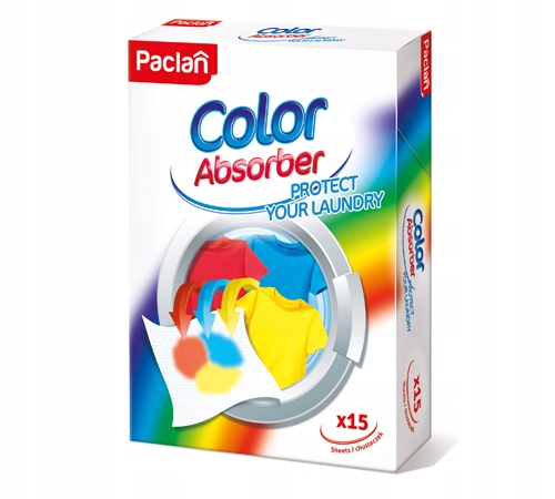 

Chusteczki Wylapujace Kolor Paclan Color Absorber