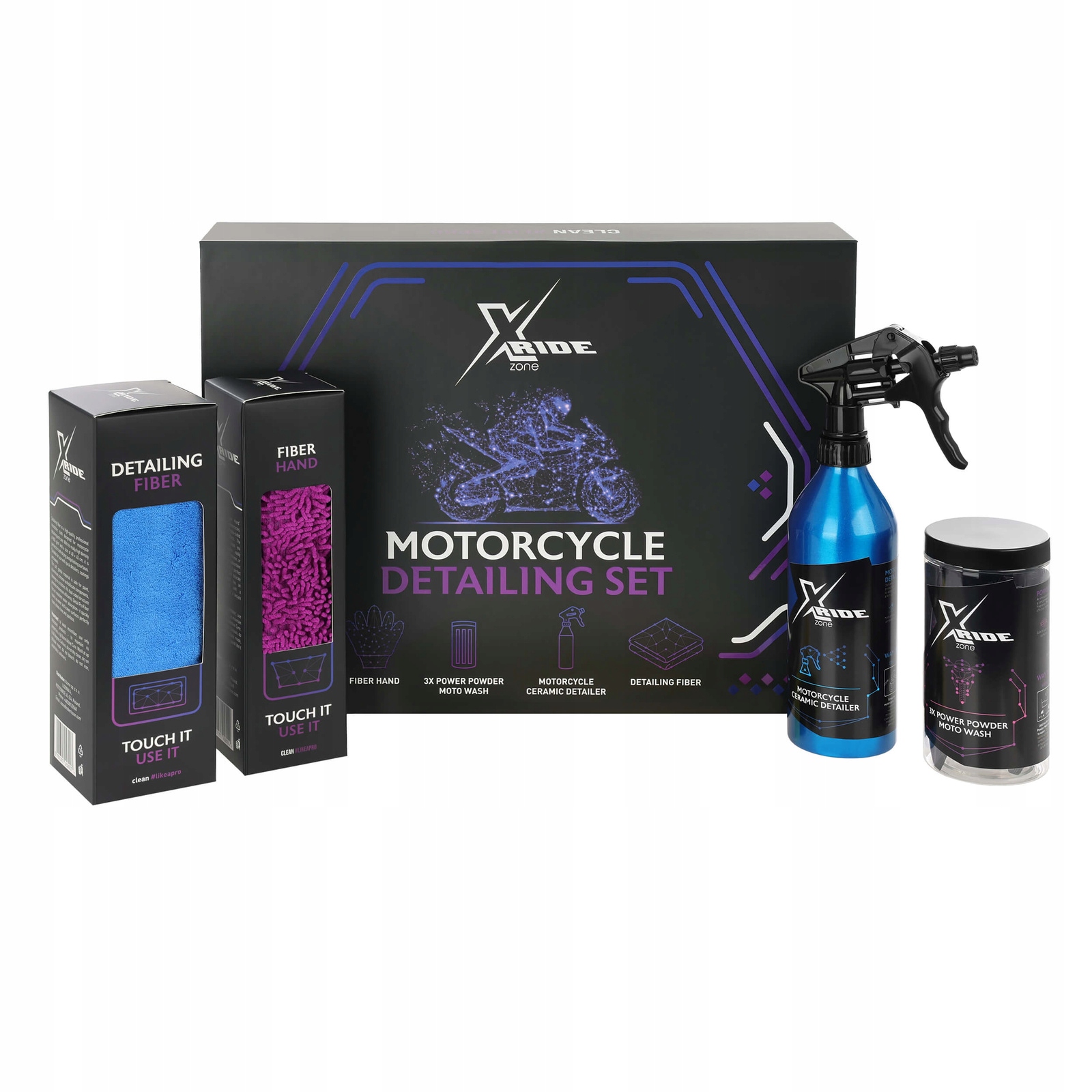 Xzone Ride Kompletná sada na starostlivosť o motocykel