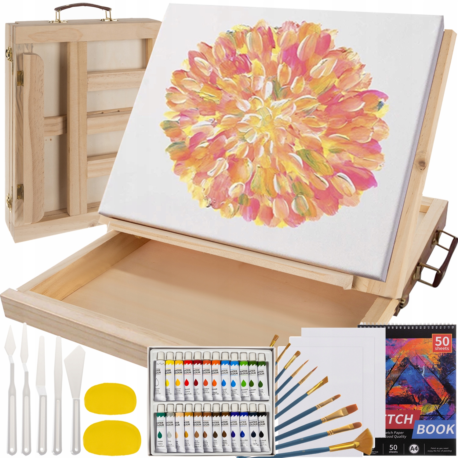 Zestaw Artystyczny do Malowania Walizka dla Dzieci