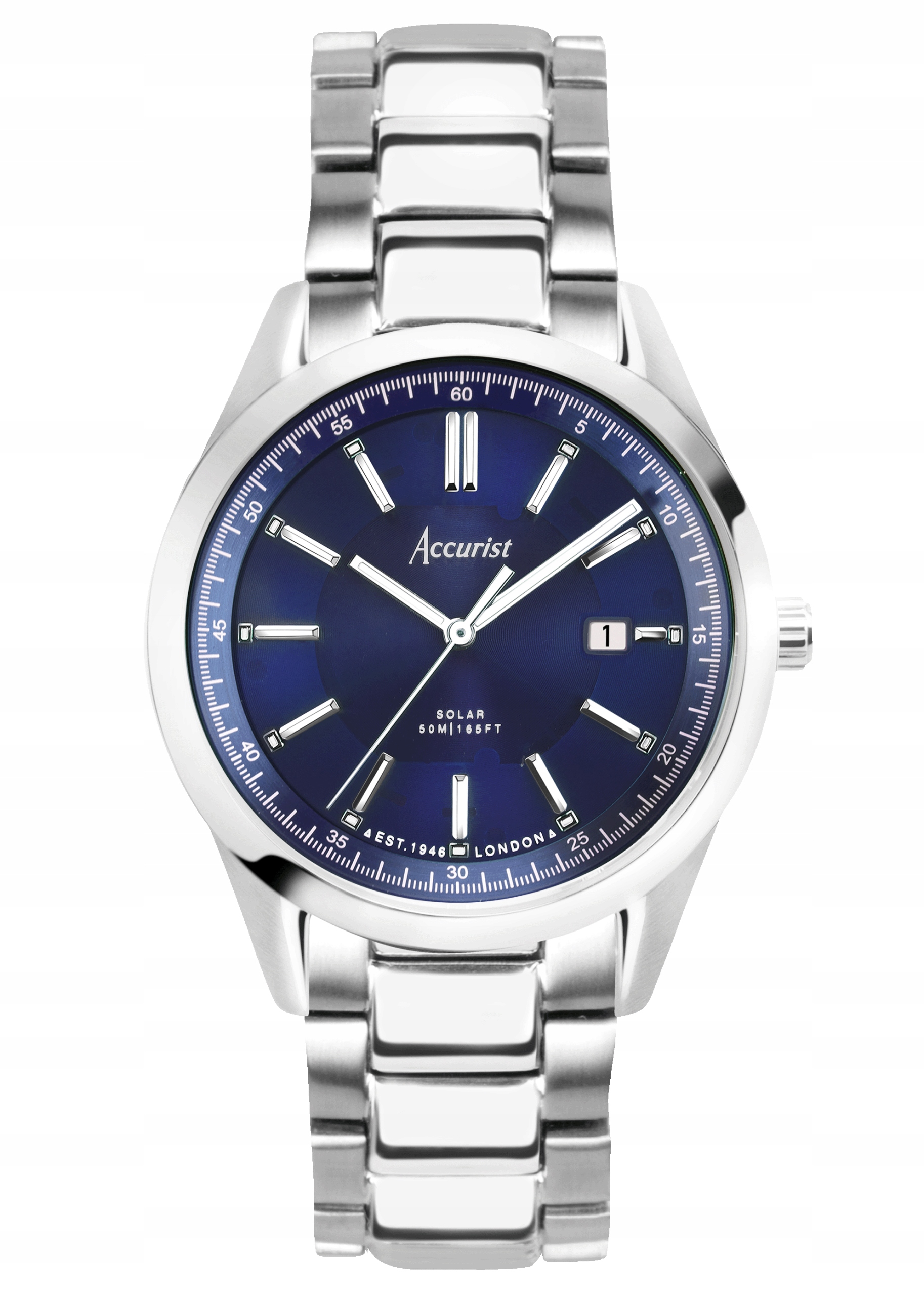 Nové Originální Pánské Hodinky Accurist Everyday 74019 Solar klasické, datum