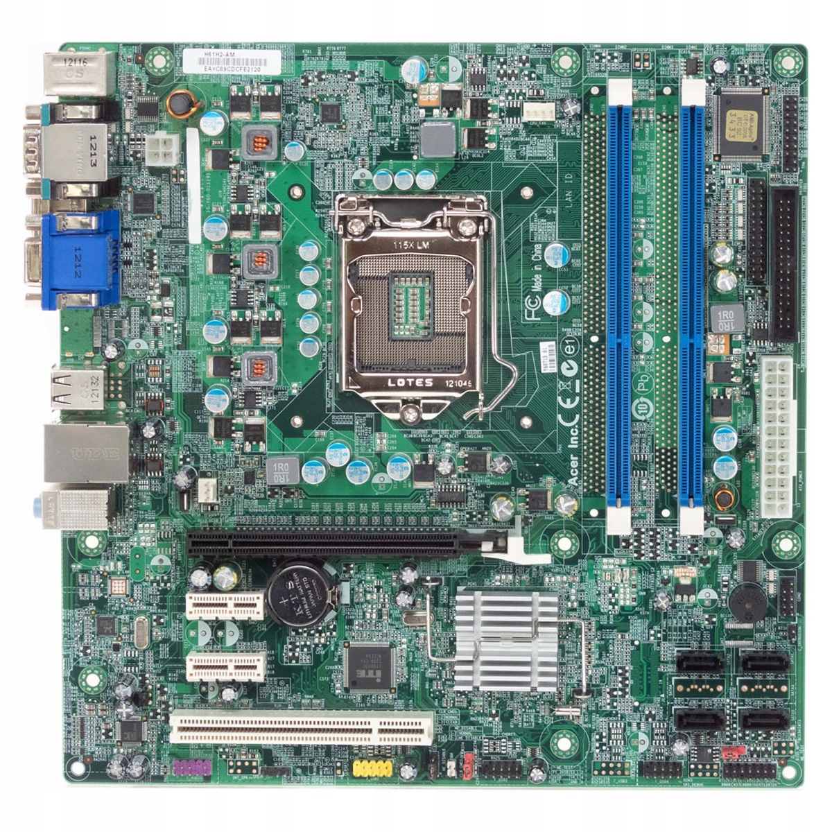 Acer H61H2-AM Socket LGA1155 DDR3 PCIe Pci mATX