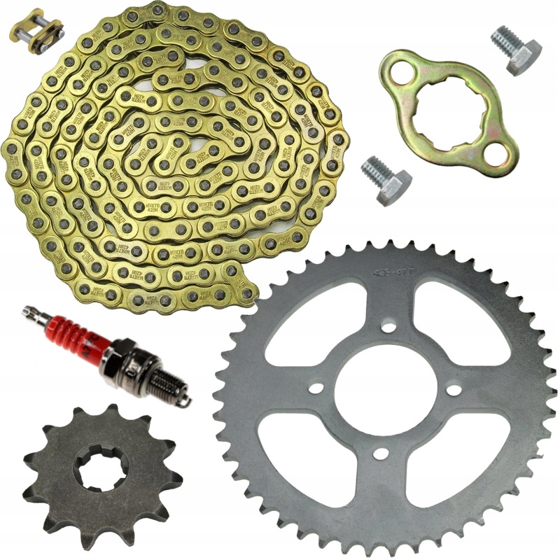 ZESTAW NAPĘD ZĘBATKA ŁAŃCUCH ZIPP NEKEN GB STREET