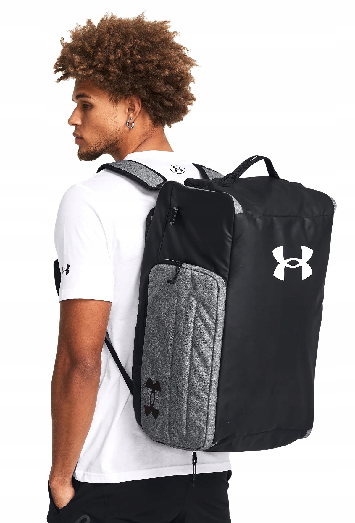 Under Armour Ua Contain Duo MD Duffle 1381919-025 batoh taška 50L 15" 2v1