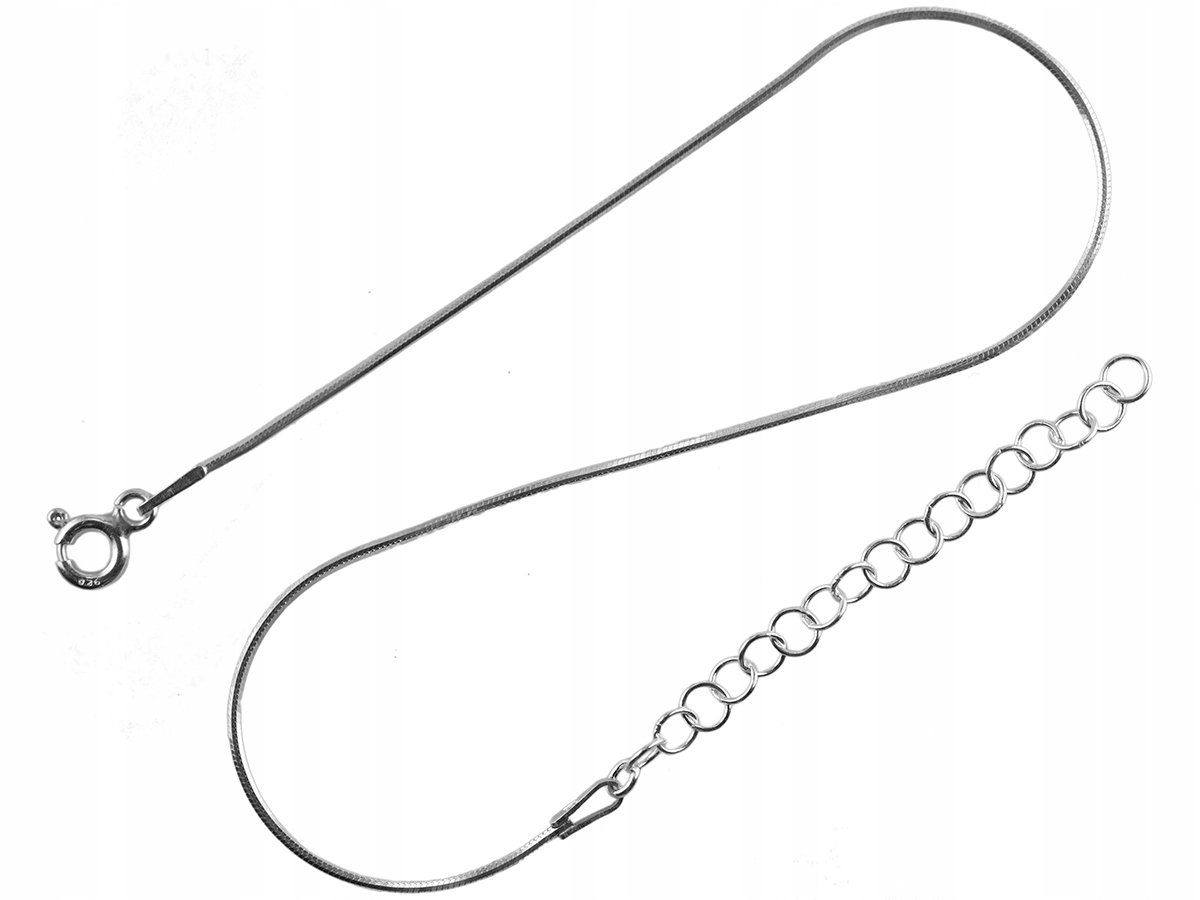 

Versil bransoleta żmijka noga 24 cm srebro 0,925