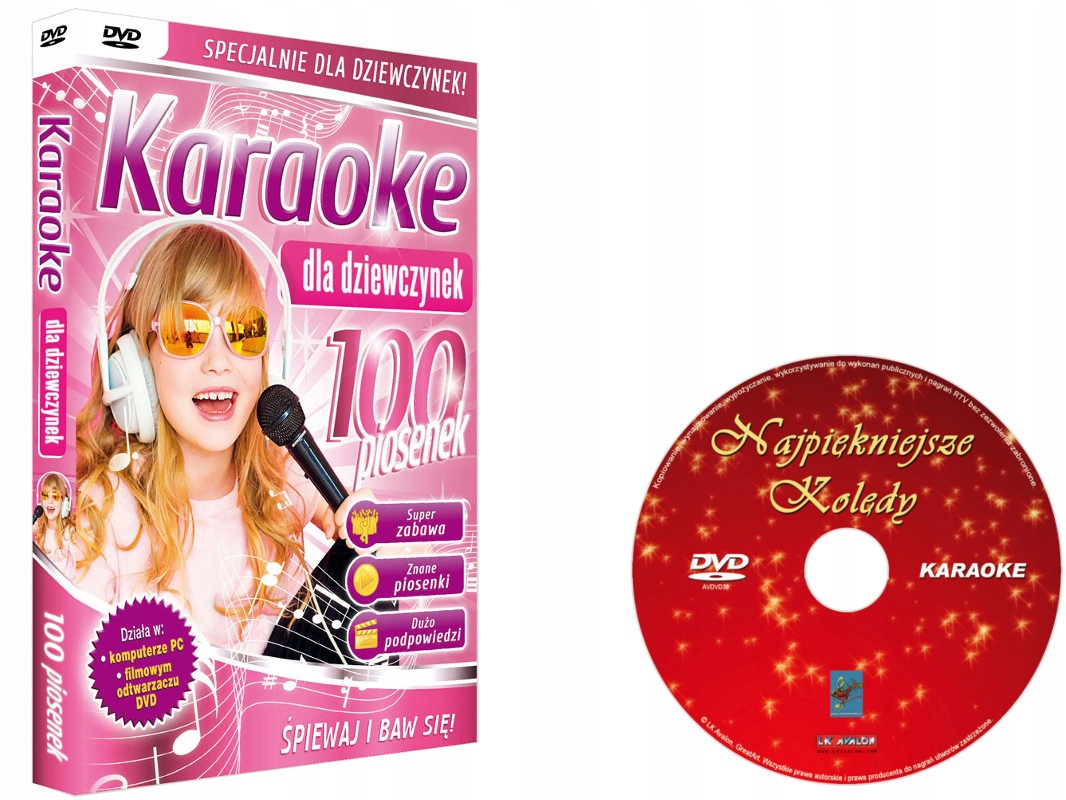 

DVD Karaoke dla Dziewczynek 100 piosenek Kolędy