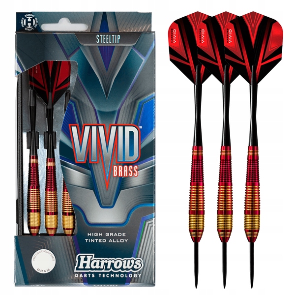 Harrows Rzutki Do Darta Steeltip VIVID Red 22 gR