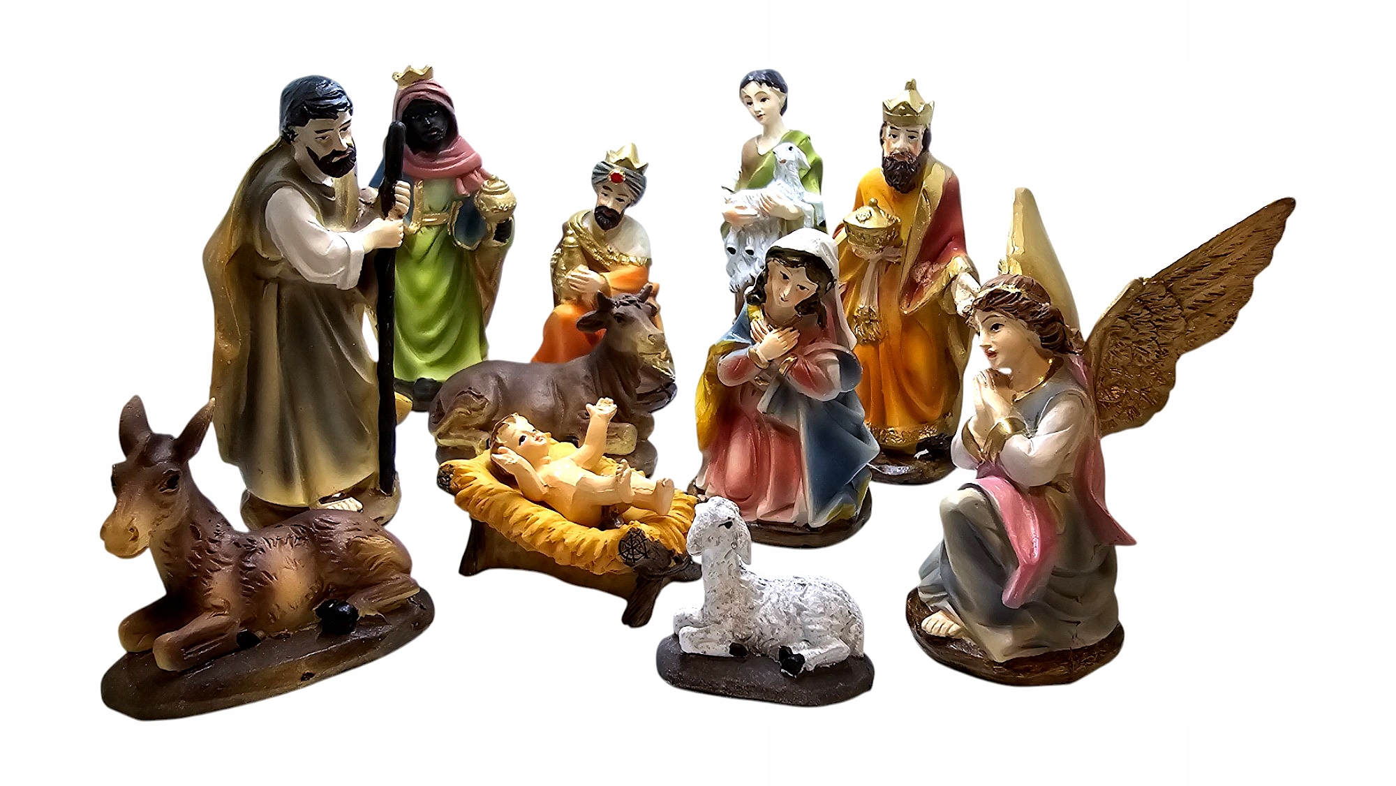 Betlémský betlém sada 11 figurek (12 dílků) 11 cm RF92340A