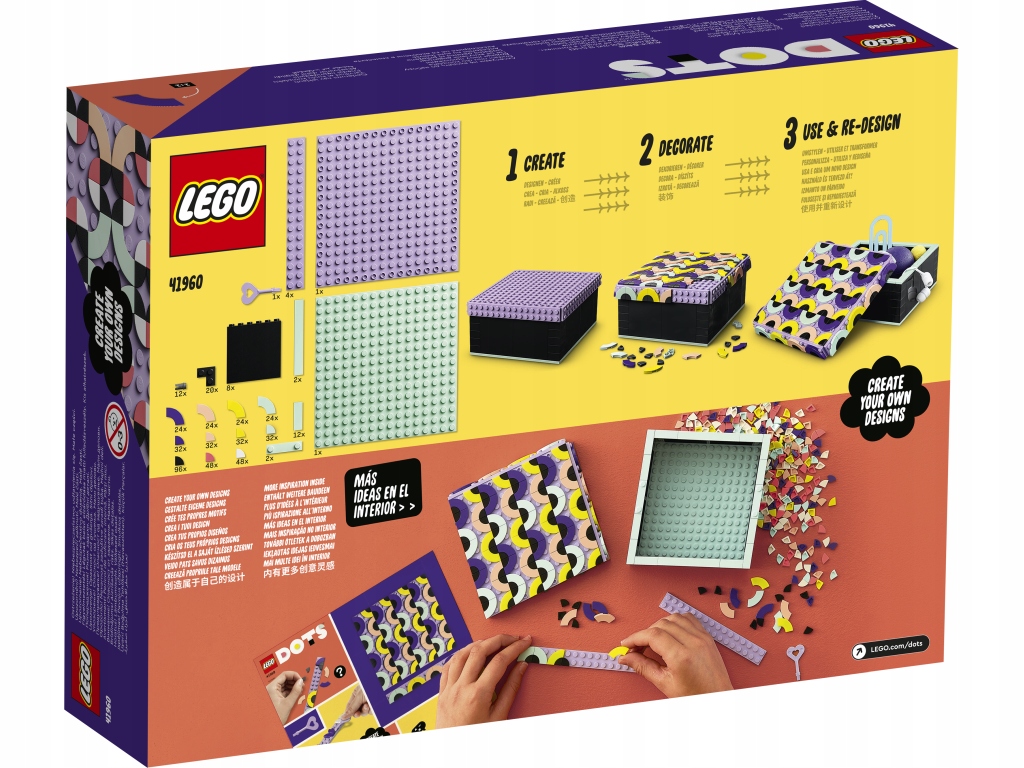 LEGO 41960 DOTS Duże pudełko Liczba elementów 479 szt.