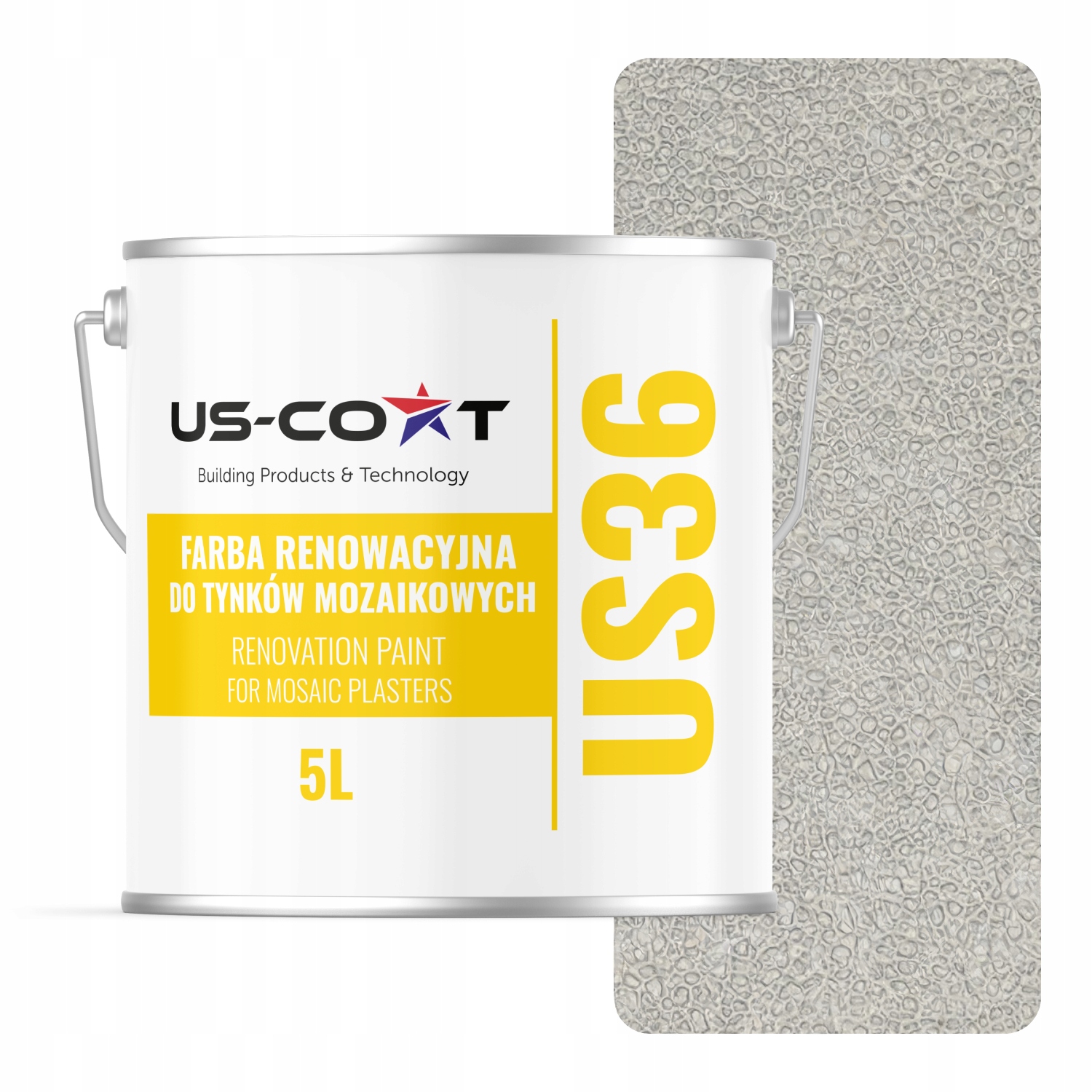 Barva na mozaikovou omítku Renovační 5L Obnova Bílá Signální RAL9003