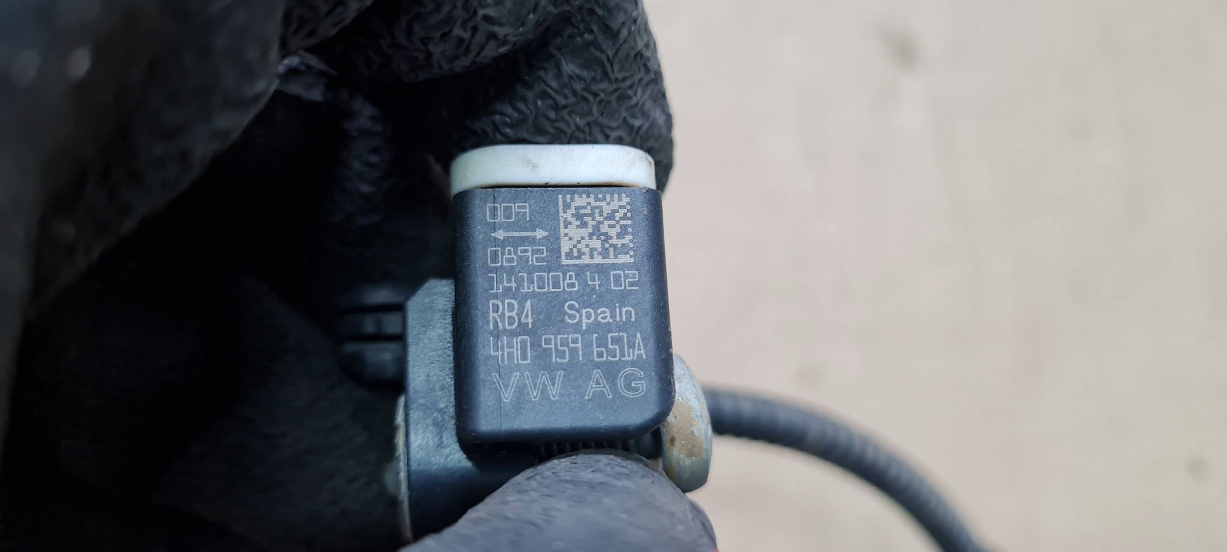 A6 C7 4G Beschleunigungssensor Crashsensor KOSTKA Connector Contact 4H0959651A A7 4G