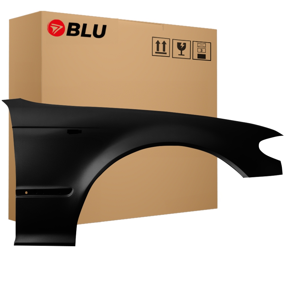 Blu Blatník Bmw 3 E46 668 pravý černý 01-05 přední sedan kombi Fl