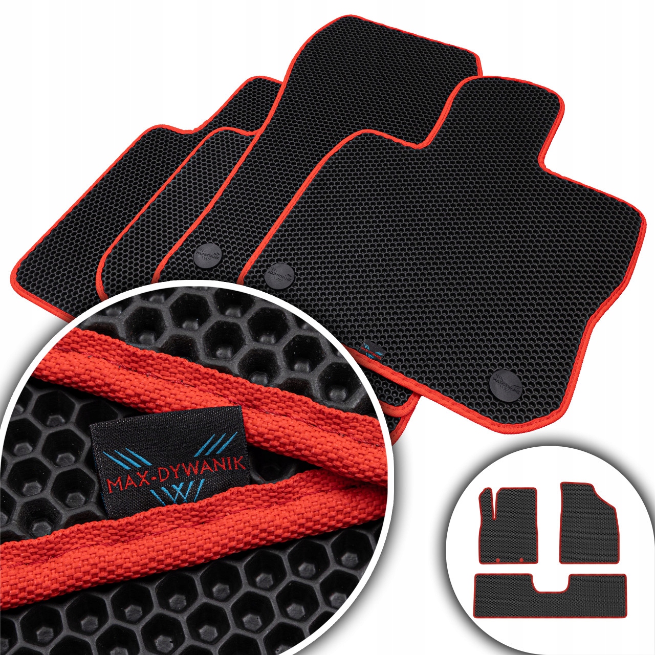 Dongfeng T5 Evo Suv 2020 Koberce Eva Eternity Čierne Honey