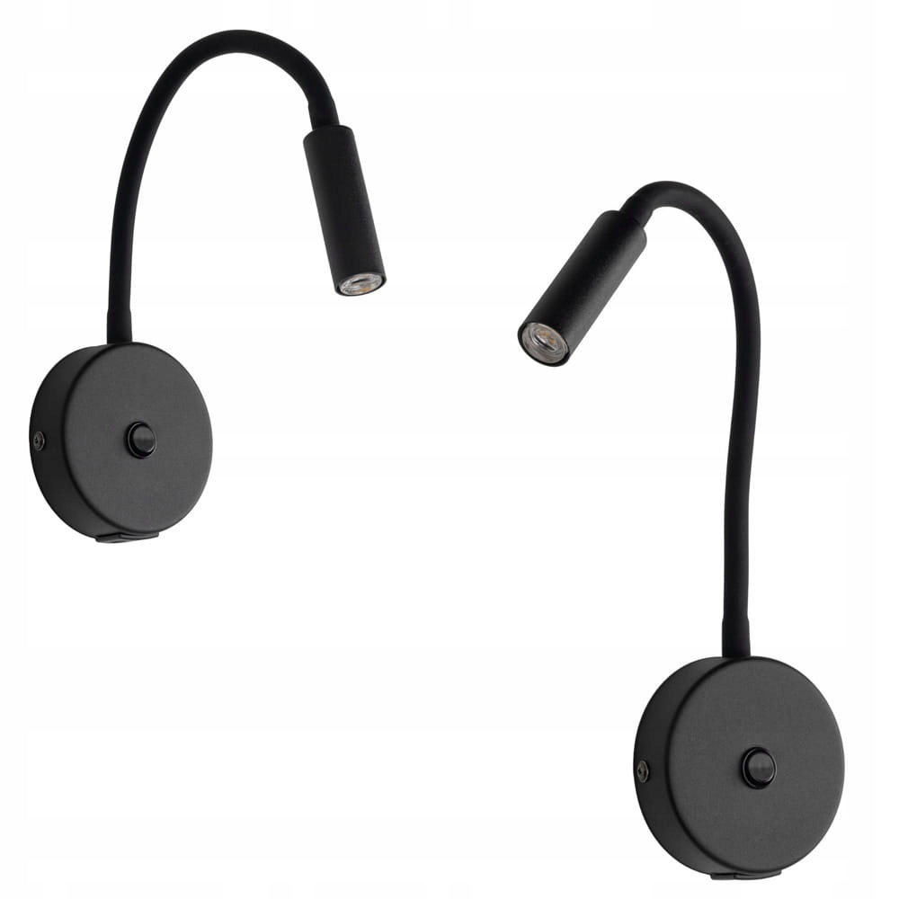Nástěnné svítidlo Lagos černý vypínač zásuvka Usb pohyblivé rameno G9 Tk Lighting