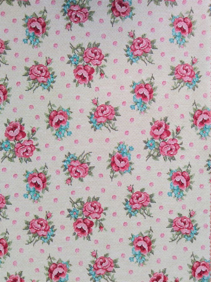 Žakárová potahová látka vzor