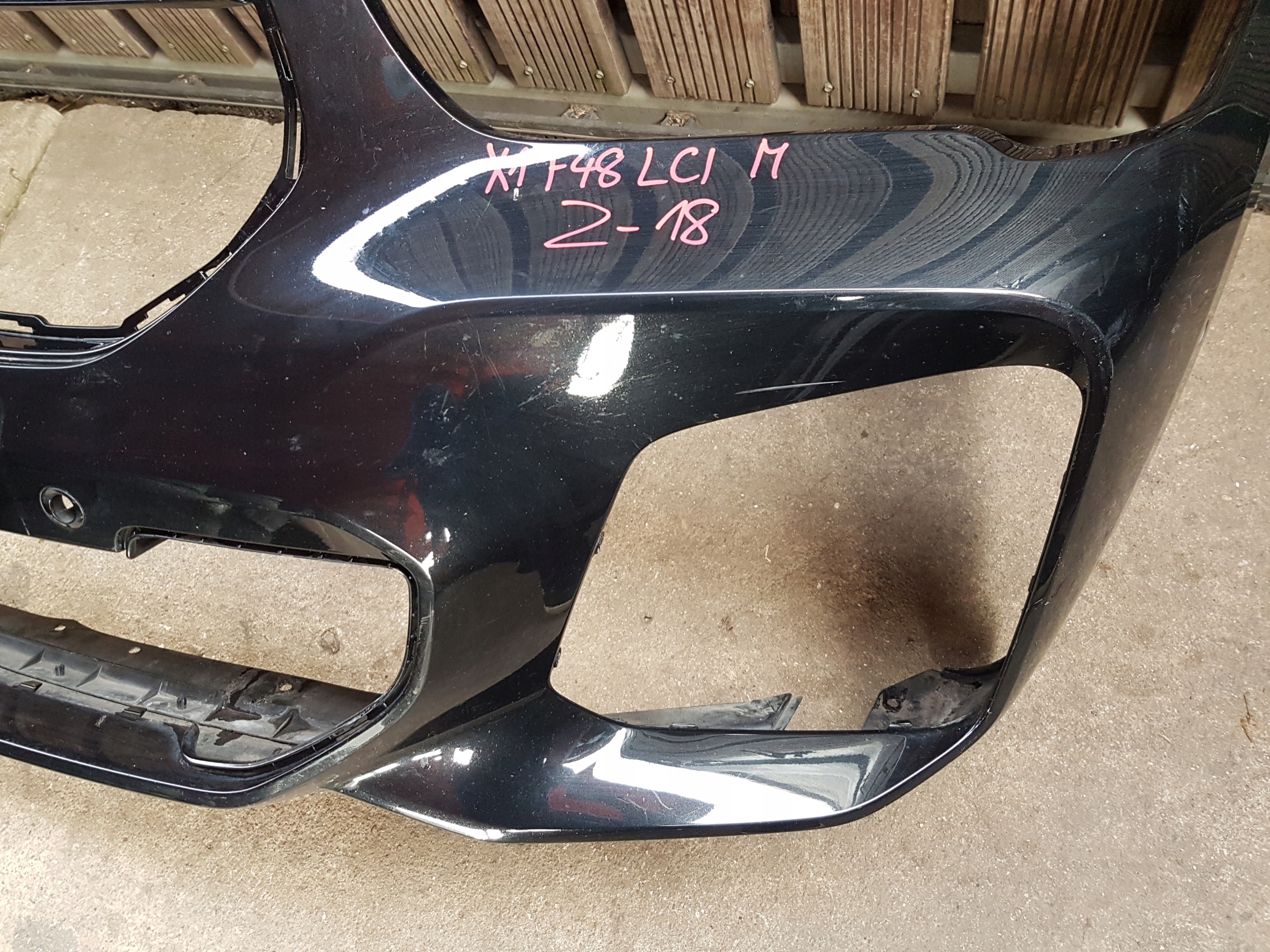 front bumper BMW X1 F48 LCI m-packet