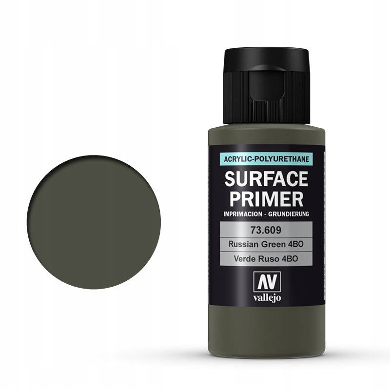 Farba Vallejo 73609 Surface Prim Russian Green 4BO