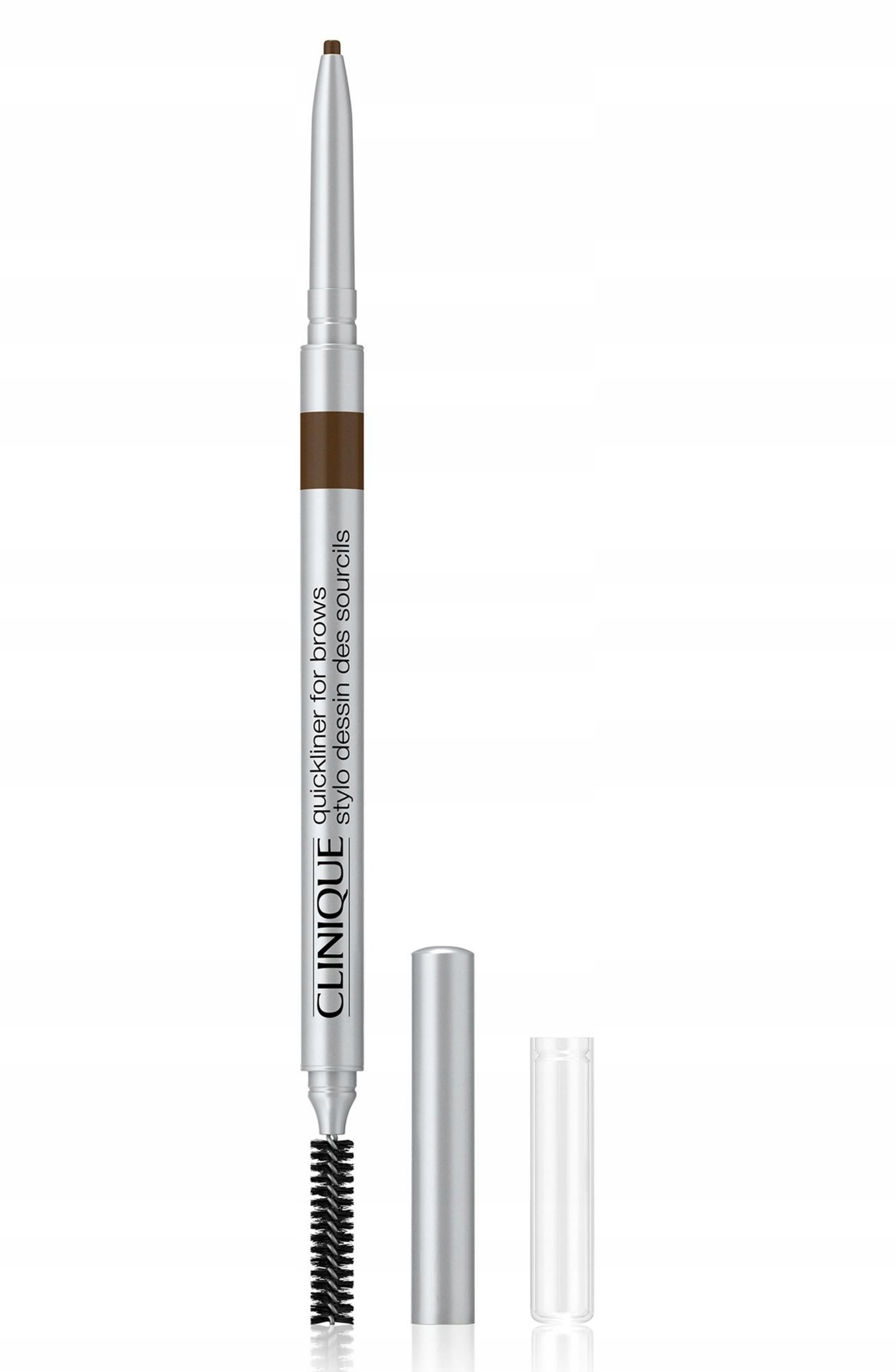 Clinique, Quickliner, Tužka na obočí s krémovou texturou a dvěma konci, 05, Dark Espresso (Tmavé Espresso)