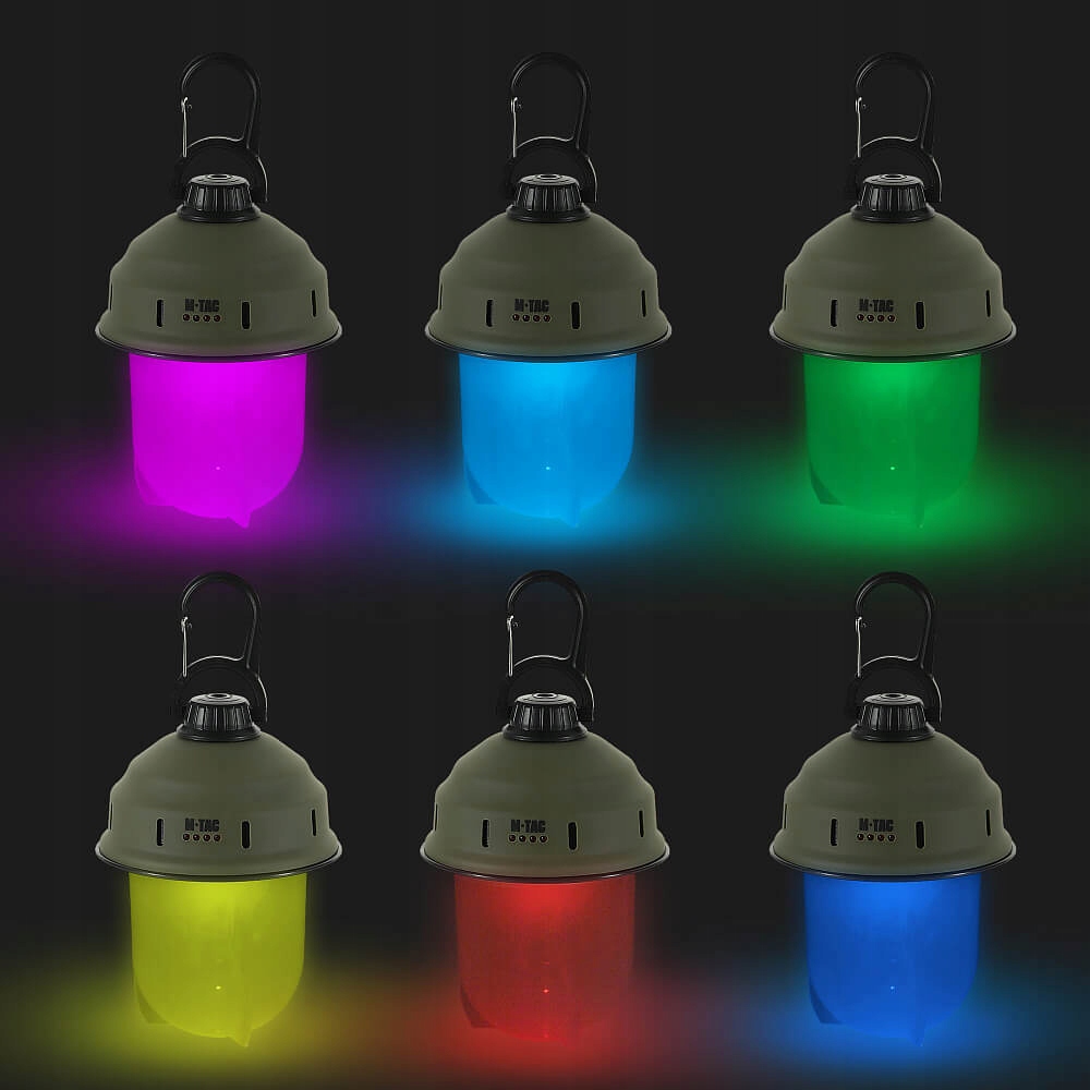 M-Tac Latarka Turystyczna Wisząca Lampa Kempingowa LED Olive Rodzaj akumulatorowa