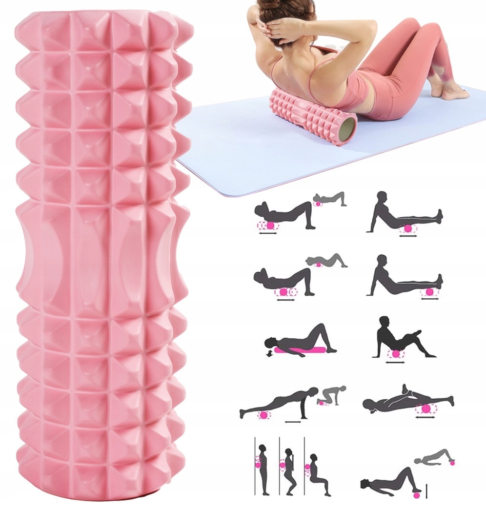 ROLLER WAŁEK DO MASAŻU RÓŻOWY BODYNETICS WYPUSTKI EAN (GTIN) 5907582628996