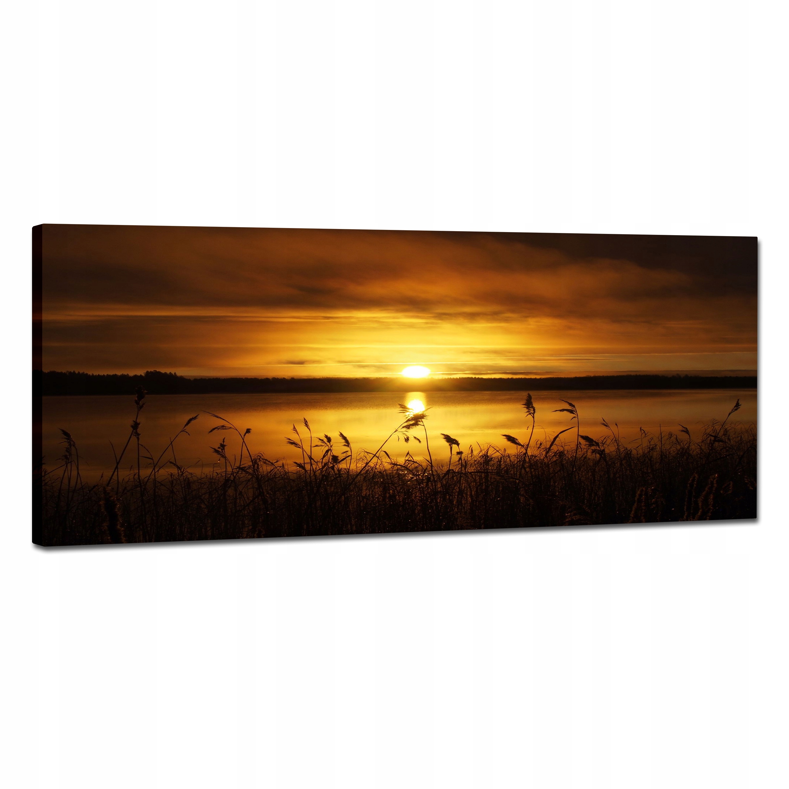 Obraz Na Plátně Do Obývacího Pokoje Velký Panorama Západ Slunce Krajina 150x60